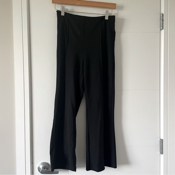 Cropped High Waited Flare Dress Pants - Picture 2 of 6